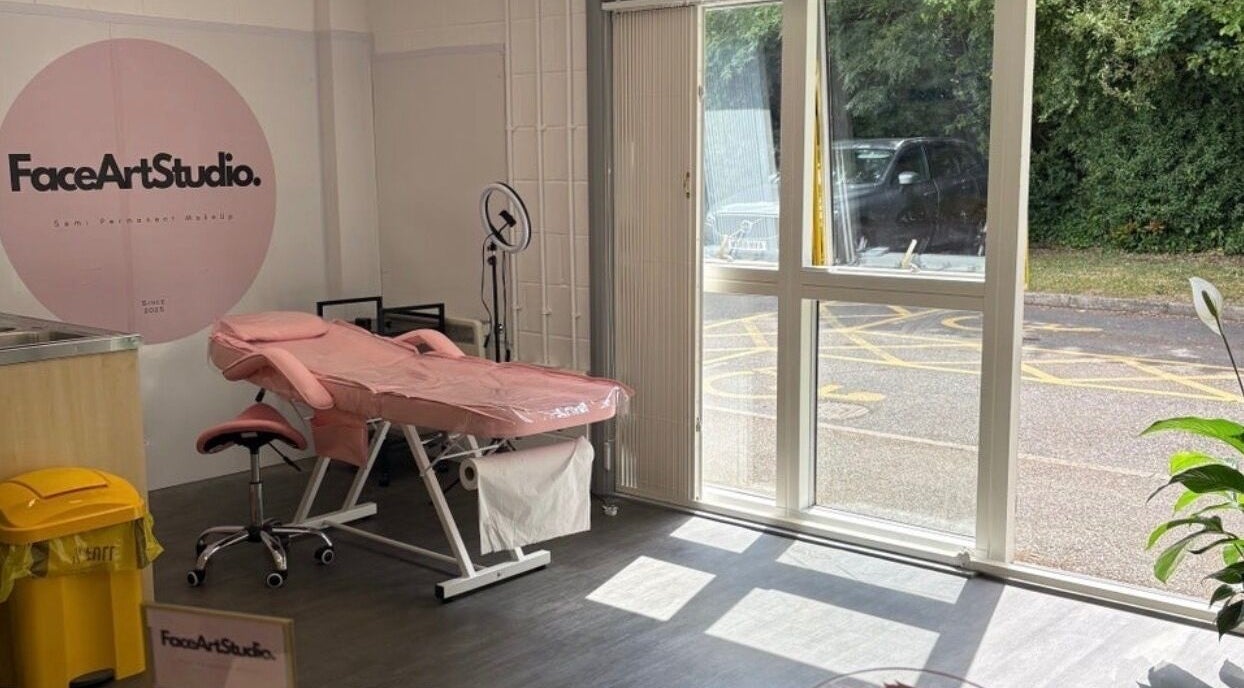 Bright treatment room at Angelic Aesthetics & Cosmetics (Sunday Clinic) in Hersden, England, GB.