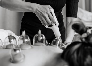Cupping therapy at Eden By Eva in Brisbane, Queensland, AU offers relaxing wellness treatments.