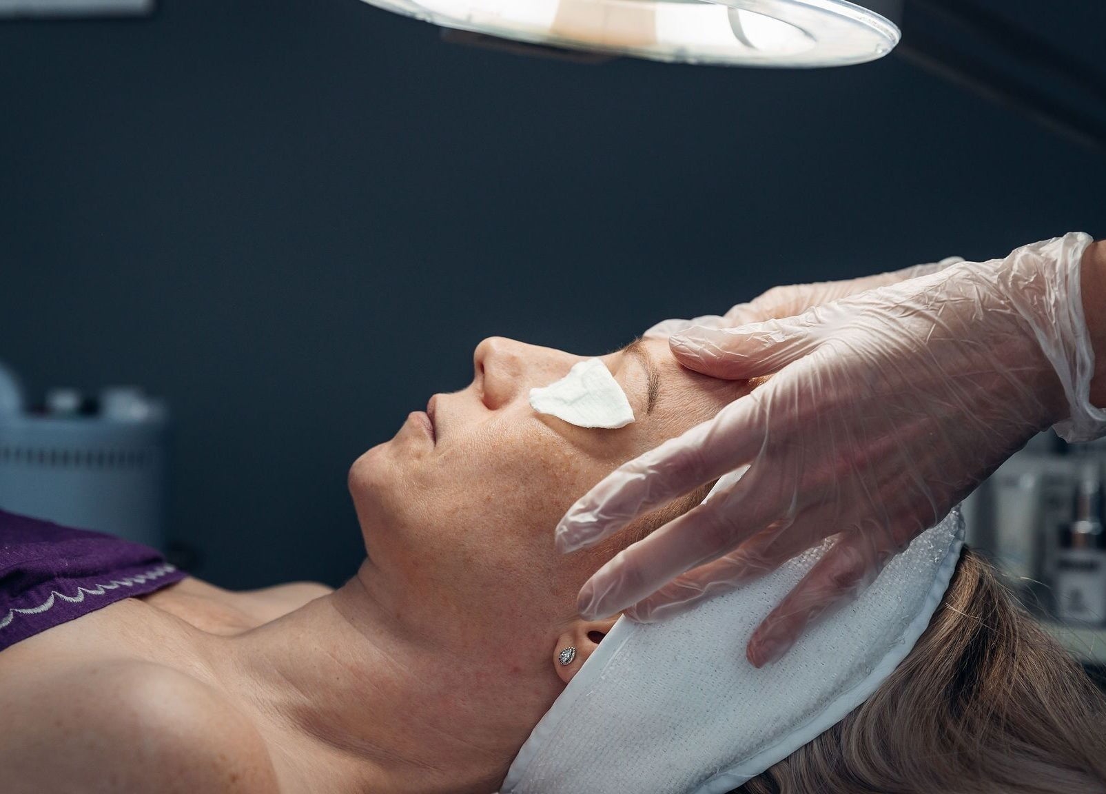 Facial treatment at Relax & Remedy, Ferndown, England, GB. Calm atmosphere and professional care.