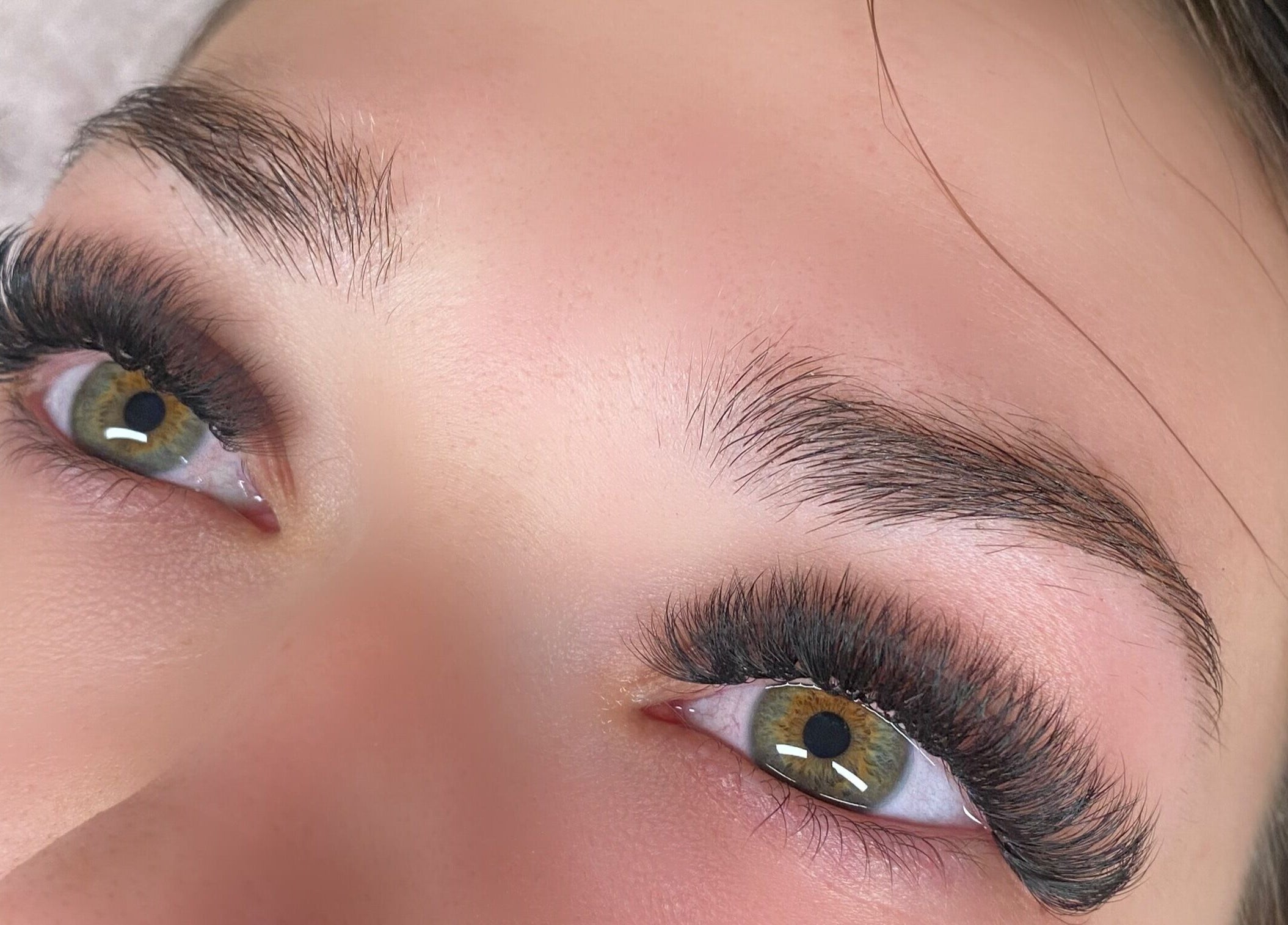 Close-up of eyelash extensions at Embellish Lashes & Beauty, Portland, Victoria, AU enhancing eye beauty.