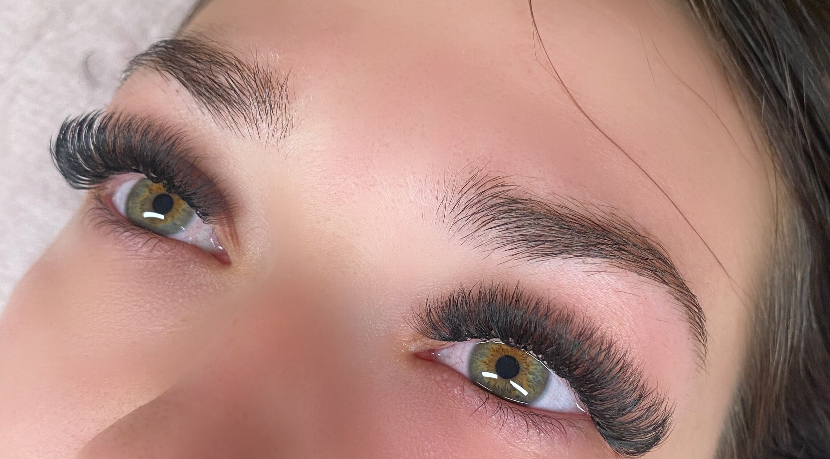 Close-up of eyelash extensions at Embellish Lashes & Beauty, Portland, Victoria, AU enhancing eye beauty.