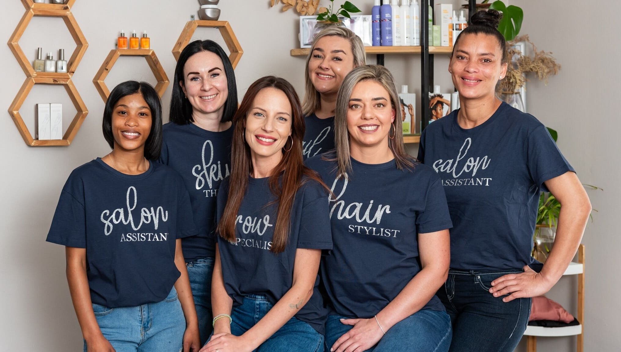 Friendly team at Rejuven8 on Dexter Salon, Cape Town, Western Cape, ZA, ready to assist with beauty services.