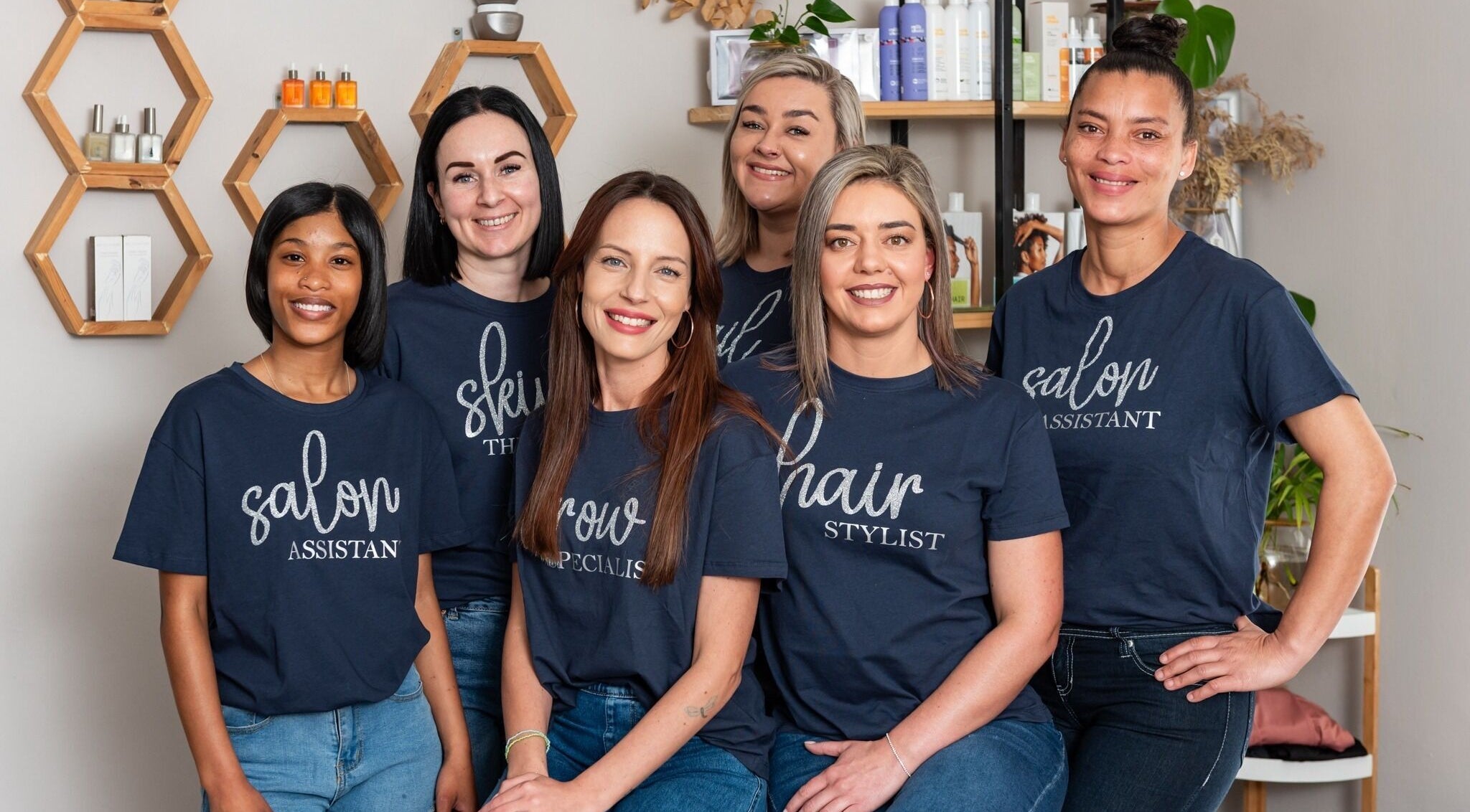 Friendly team at Rejuven8 on Dexter Salon, Cape Town, Western Cape, ZA, ready to assist with beauty services.