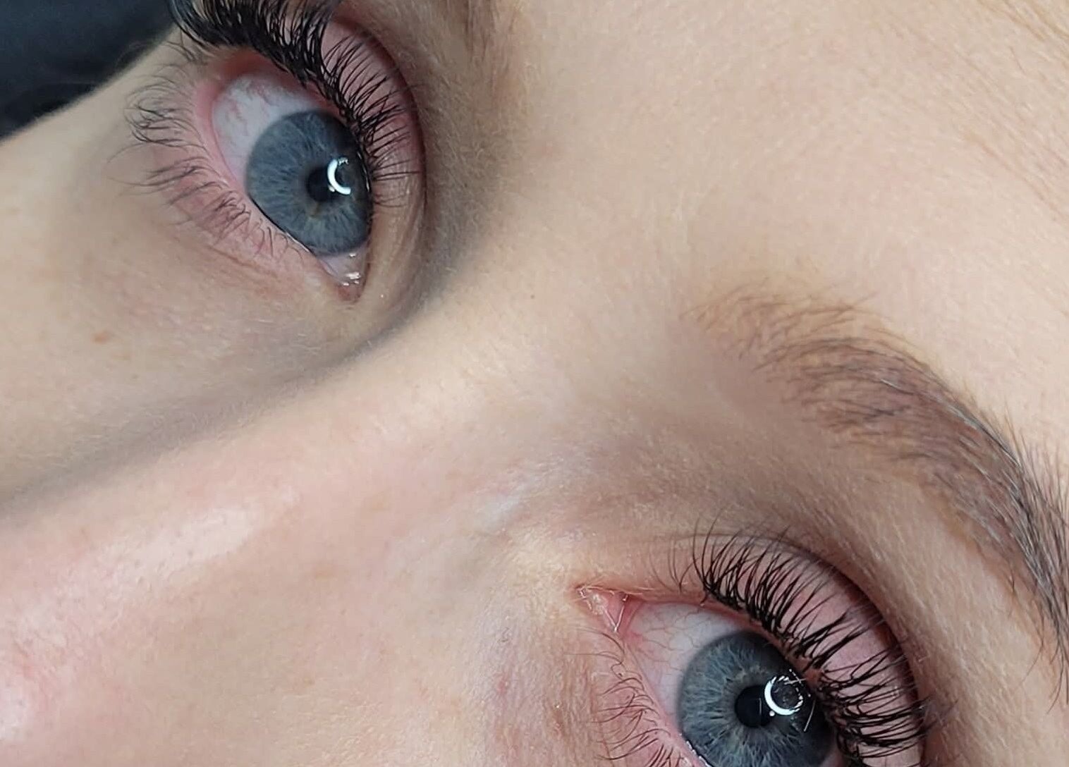 Close-up of elegant eyelashes treated at Bootique Beauty in Brisbane, Queensland, AU.