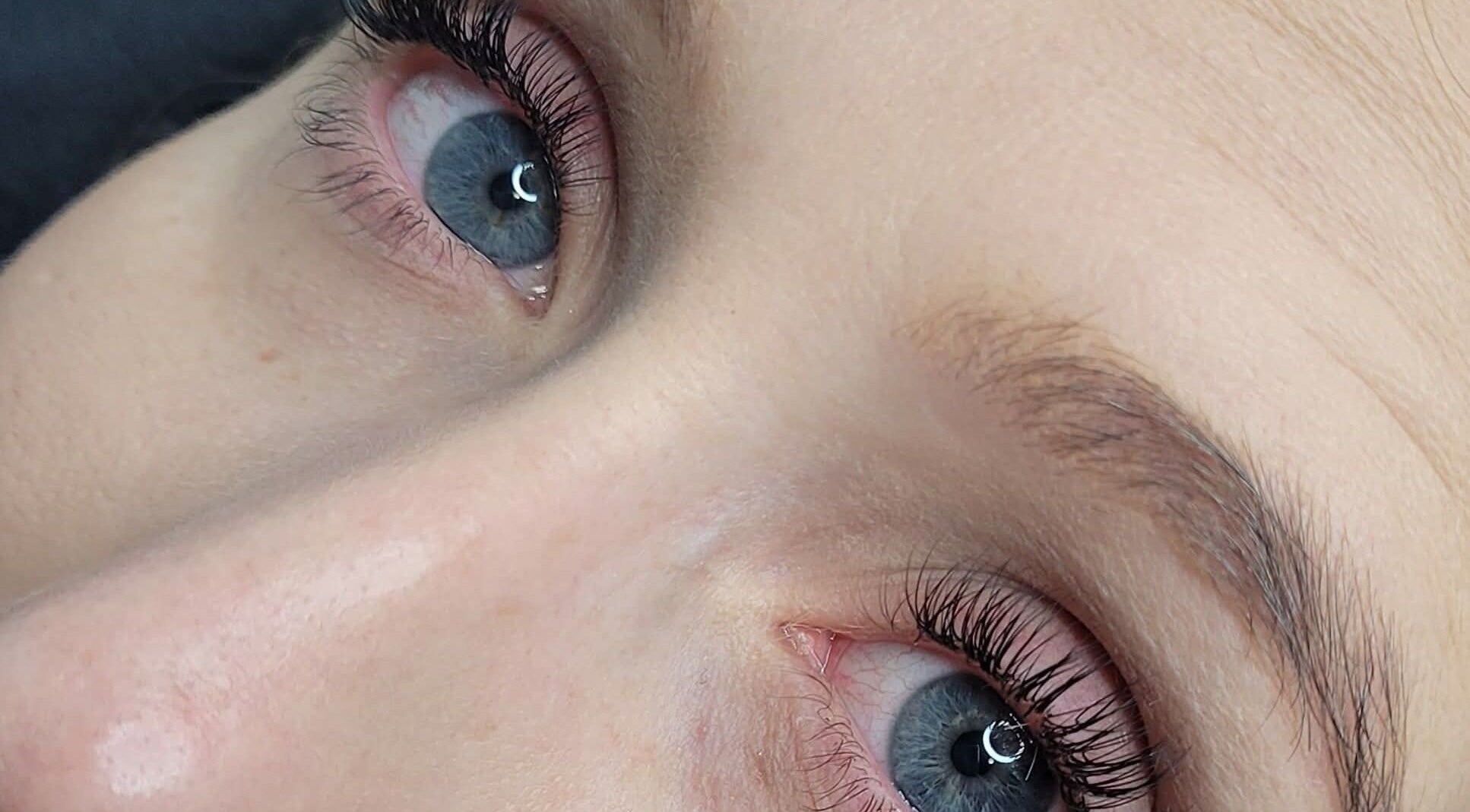 Close-up of elegant eyelashes treated at Bootique Beauty in Brisbane, Queensland, AU.