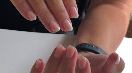 Beautifully manicured nails at The BIAB Room in Cwmparc, Wales, GB, showcasing elegant nail care.
