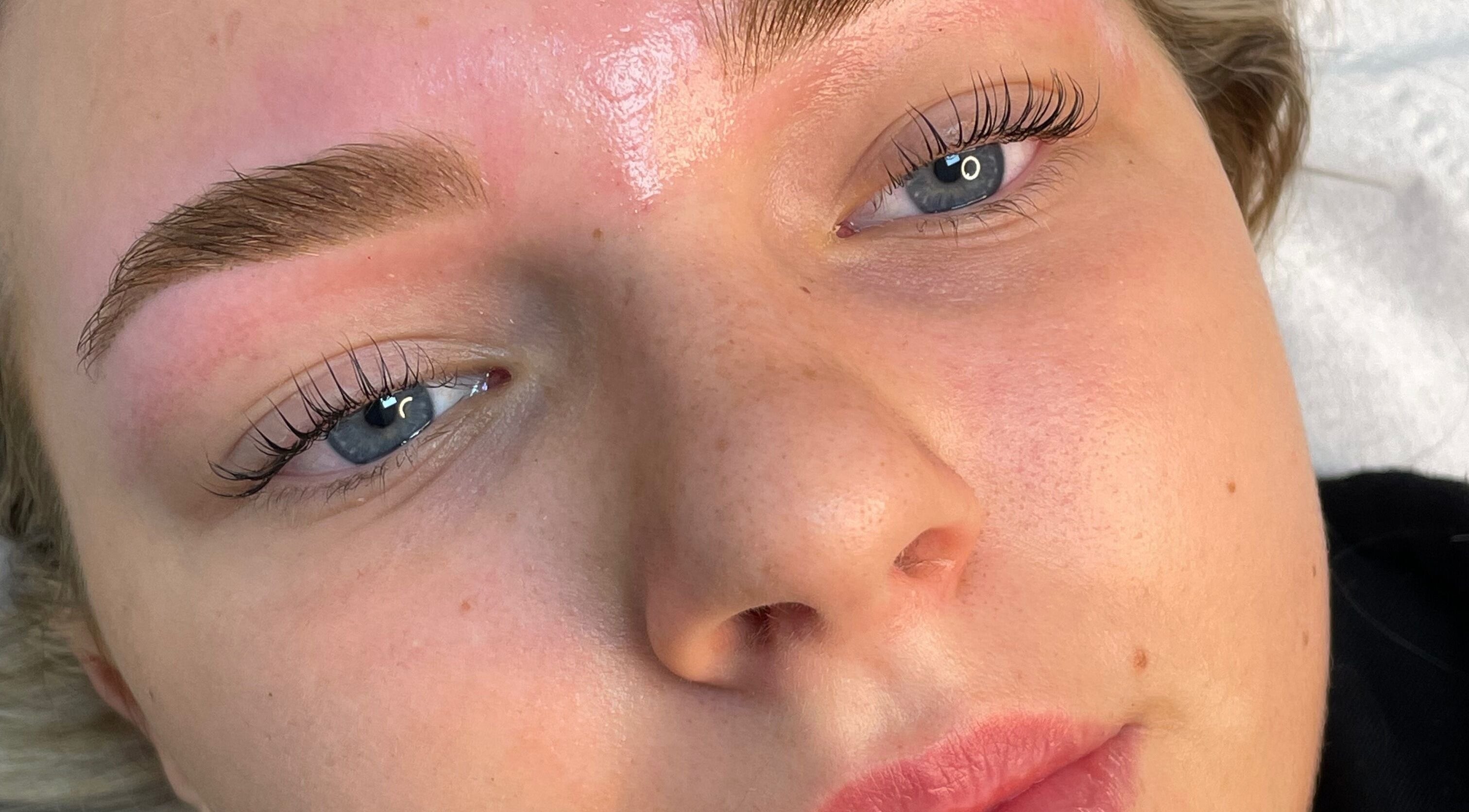 Perfectly sculpted eyebrows at Adara Ink, Chadderton, England, GB, showcasing precision and beauty.