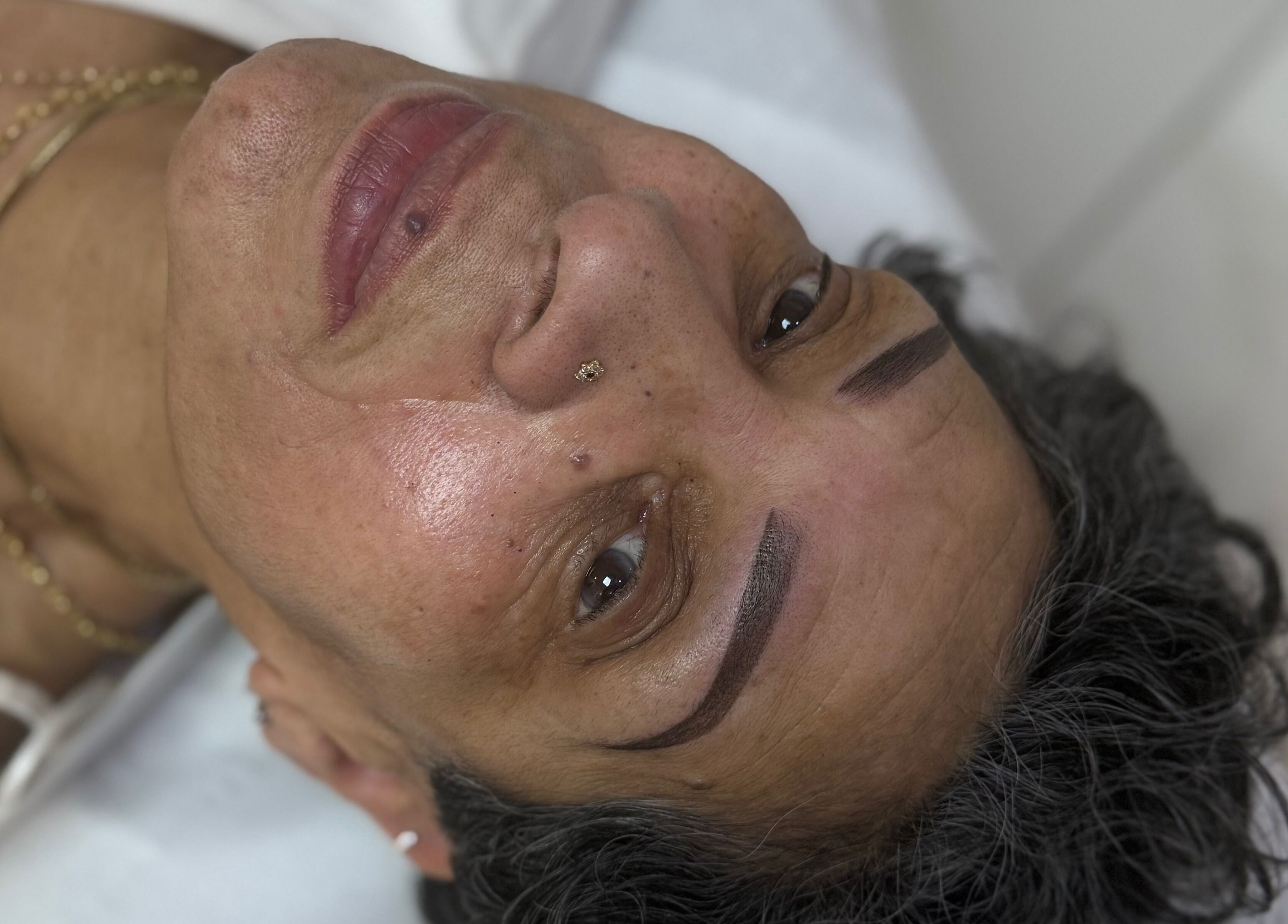 Beautiful eyebrow enhancement at Adara Ink in Chadderton, England, GB.