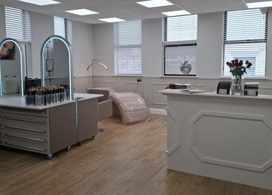 Elegant spa room at Silk Powder Limited, featuring modern decor in Leicestershire, GB.