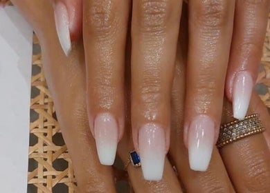 Elegant nail artistry at Lavandula Salon, Riyadh, Riyadh Province, SA showcasing sophisticated manicure.