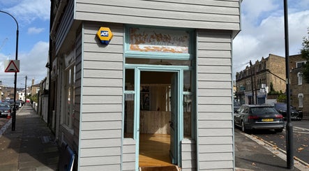 Exterior view of Mai Nails and Lash Studio in London, England, GB with rustic charm.