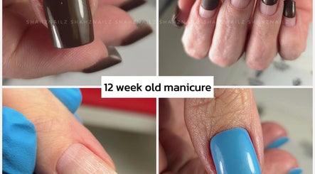 Close-up of various manicures at Shahz Nailz & Foot Clinique, Pointe-Claire, Québec, CA.