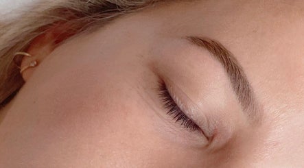 Close-up of serene face highlighting lash lift at En Beauty -Lash and Japanese Face Lift-, Auckland, Auckland, NZ.
