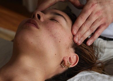 Client enjoys soothing massage at Restoree | Holistic Remedial Massage, Bondi, New South Wales, AU.