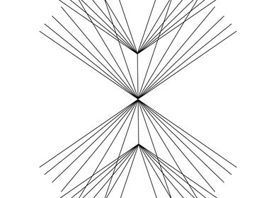 Elegant geometric design at Con Den Se Barber & Stylist, Hong Kong 香港, HK captured in abstract art.