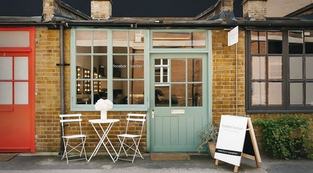 Facebar London venue exterior with inviting seating in London, England, GB.