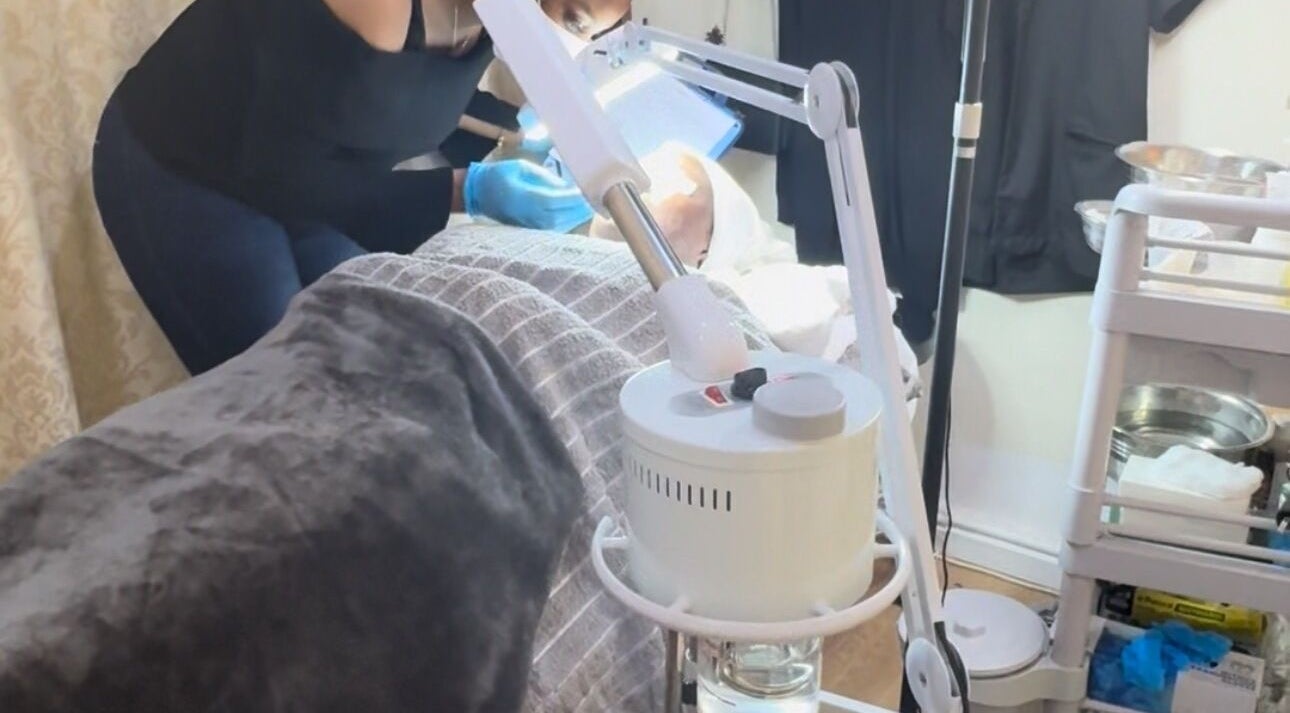 Professional skincare treatment at BeautyHuntt Aesthetics Clinic in Lekki, Lagos, NG with modern equipment.