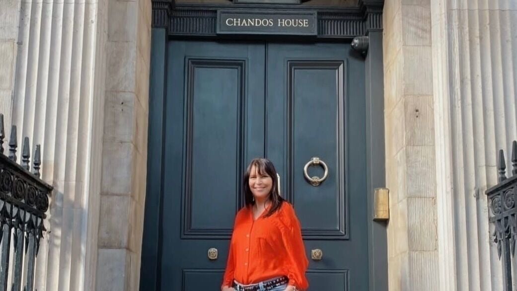 Elegant entrance of Chandos House, epitomizing Dr Sebagh London Clinic, located in London, England, GB.