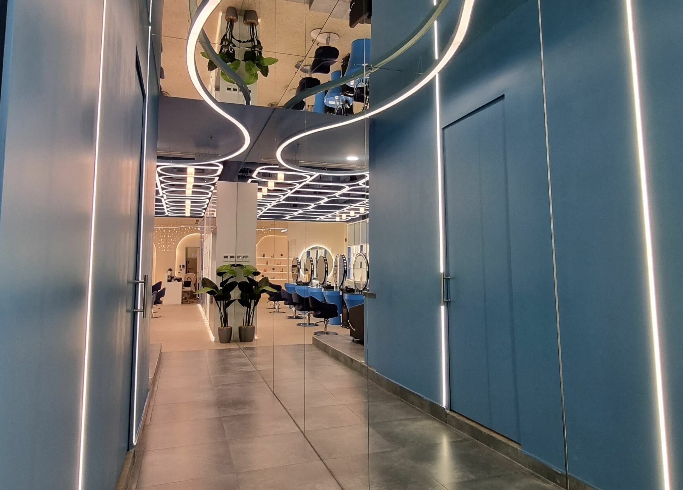 Sleek interior of Supernova Salon Murooj, Riyadh, Riyadh Province, SA, featuring modern design and stylish decor.