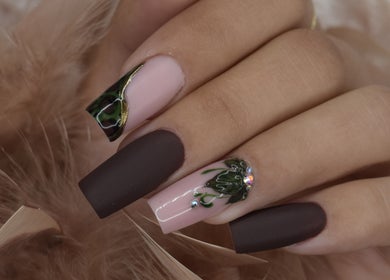 Intricate nail art at Avc beauty(Castle Aesthetics), Colchester, England, GB showcasing elegant designs.