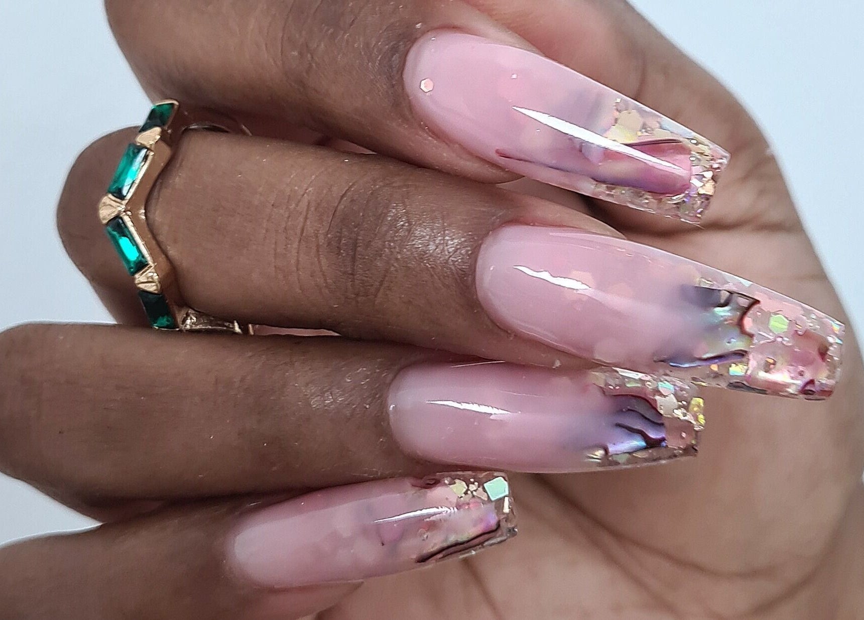 Intricate nail art at Avc Beauty Castle Aesthetics in Colchester, England, GB with detailed designs.