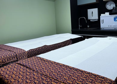 Relaxing massage tables at OPULENCE THAI SPA | Covent Garden, London, England, GB offering serene ambiance.