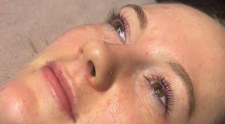 Close-up of styled lashes at House of Brows North Sydney, North Willoughby, New South Wales, AU.