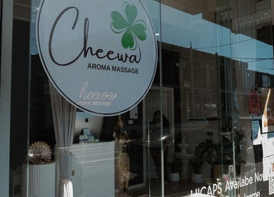Front view of Cheewa Aroma Remedial Thai in Melbourne, Victoria, AU showcasing the welcoming entrance.