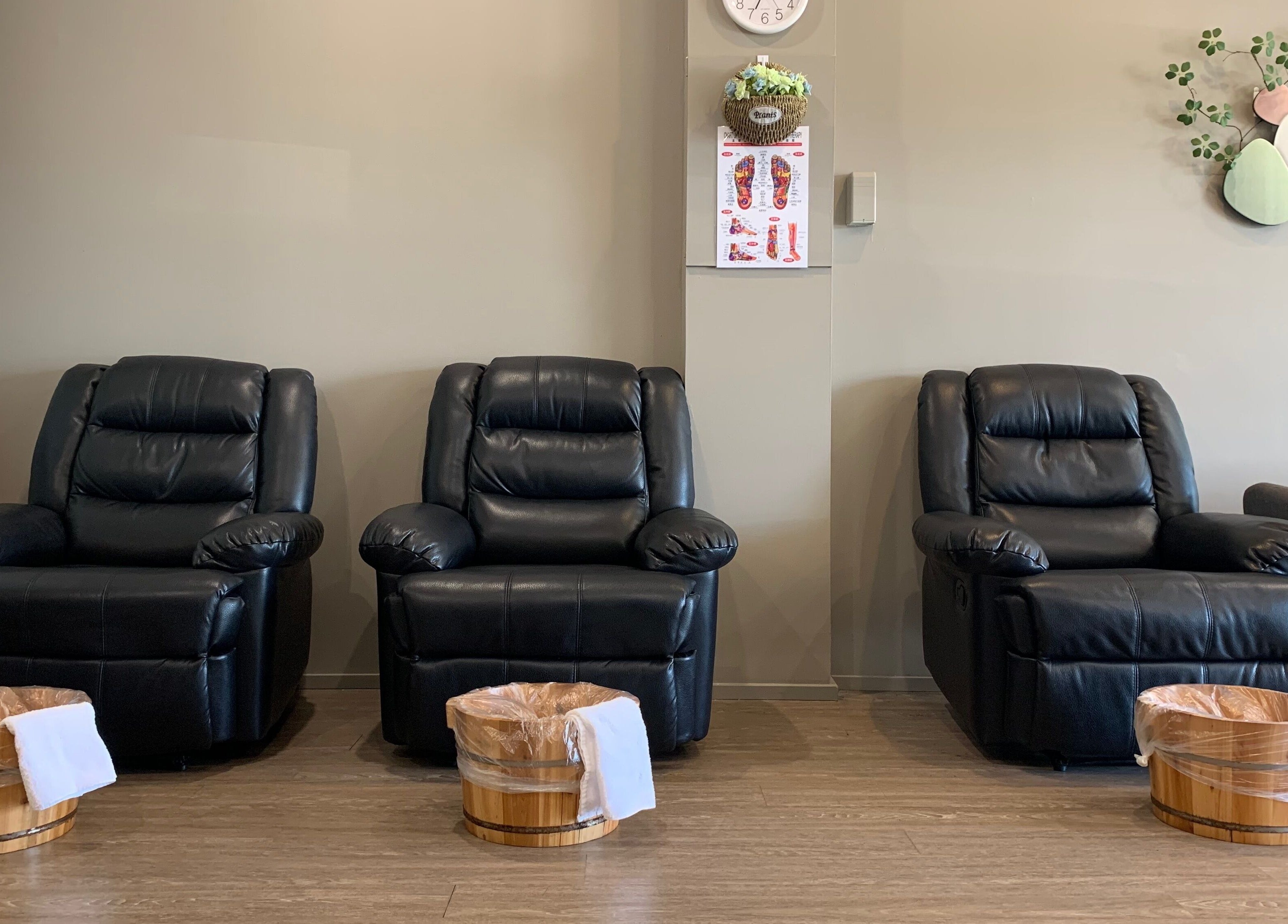Cozy massage chairs at A1 Massage in Joondalup, Western Australia, AU, offering ultimate relaxation.