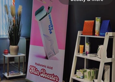 Laesthetics Beauty & More venue showcasing beauty products and promotions in Catrine, Scotland, GB.