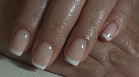 Elegant French manicure at Manicured by Candela - Russian Manicure & BIAB, Smithfield, New South Wales, AU.