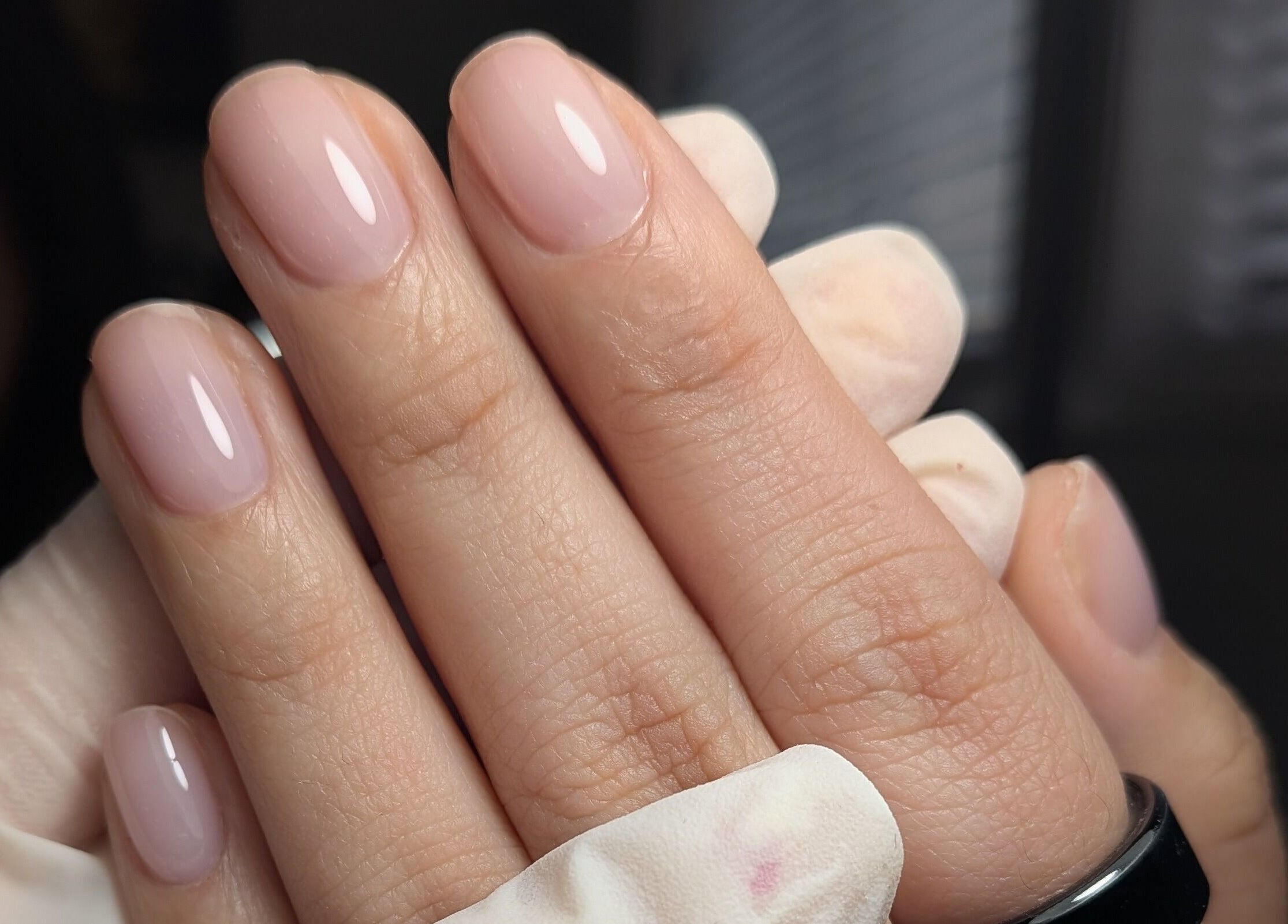 Elegant nails with glossy finish at Manicured by Candela - Russian Manicure & Builder Gel, Smithfield, New South Wales, AU.