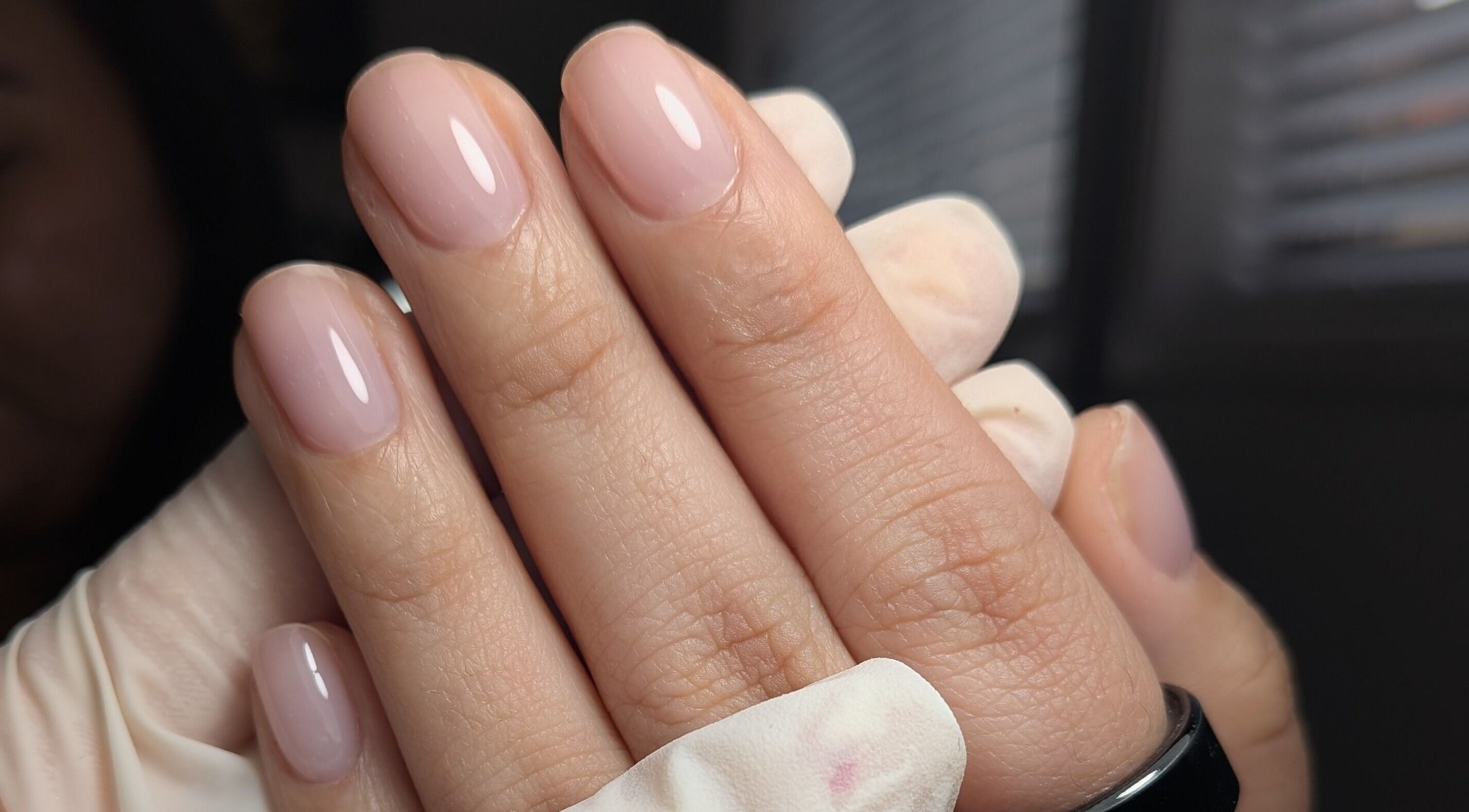 Elegant nails with glossy finish at Manicured by Candela - Russian Manicure & Builder Gel, Smithfield, New South Wales, AU.