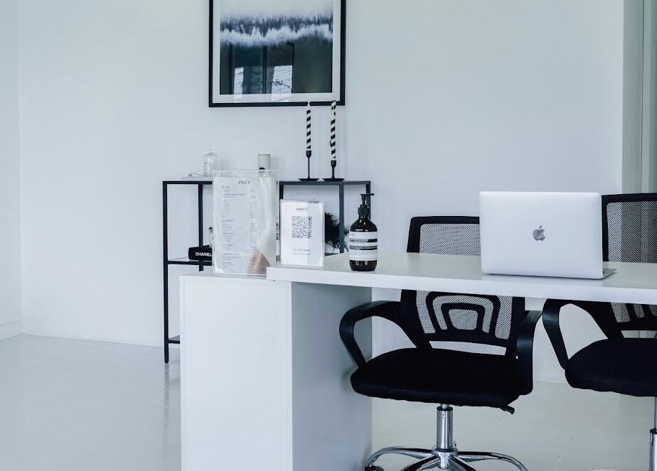 Modern reception at Velvet Waxing, Phuket, Phuket, TH with sleek decor and minimalist design.