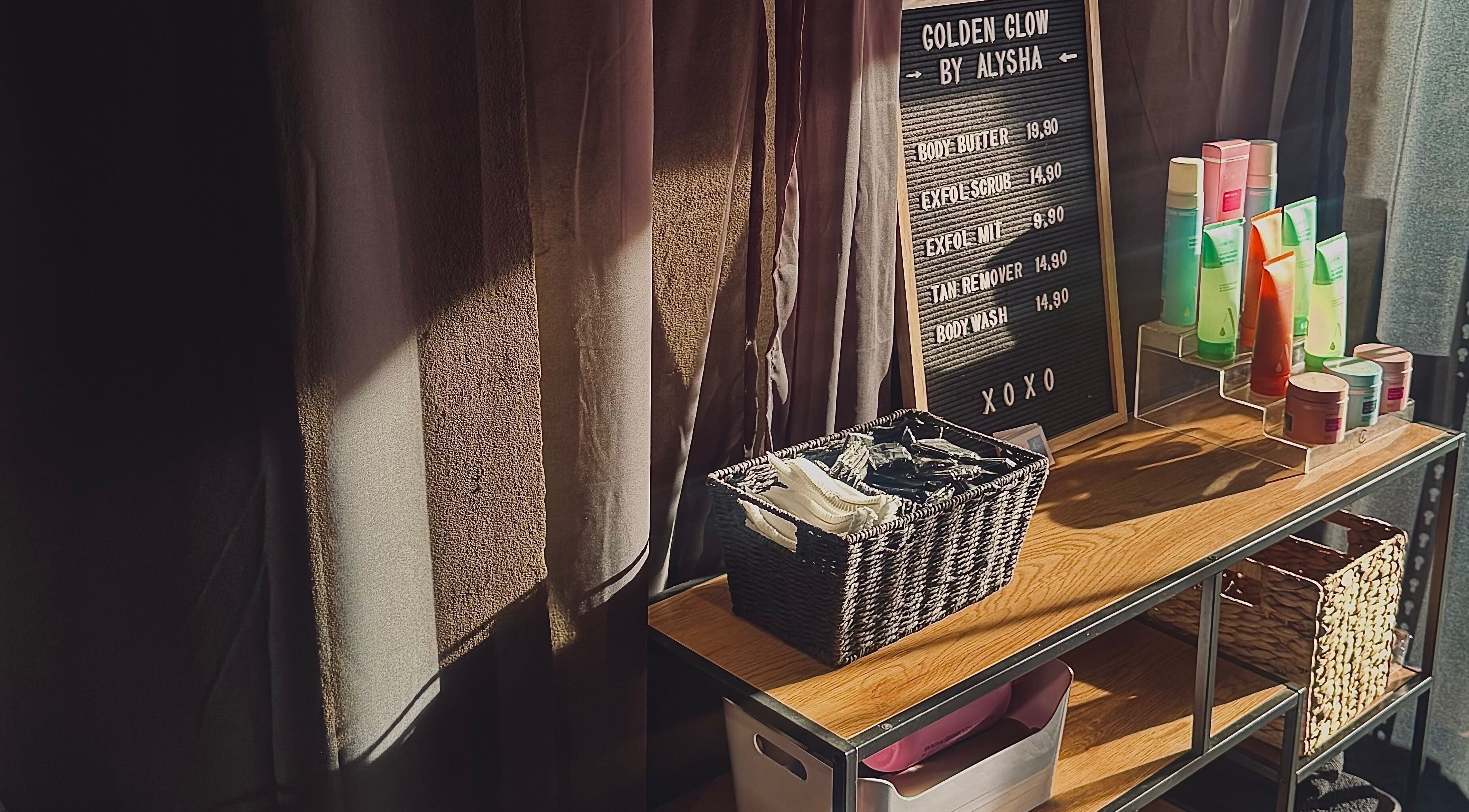 Golden Glow by Alysha in Croydon, Victoria, AU featuring beauty products and cozy decor.