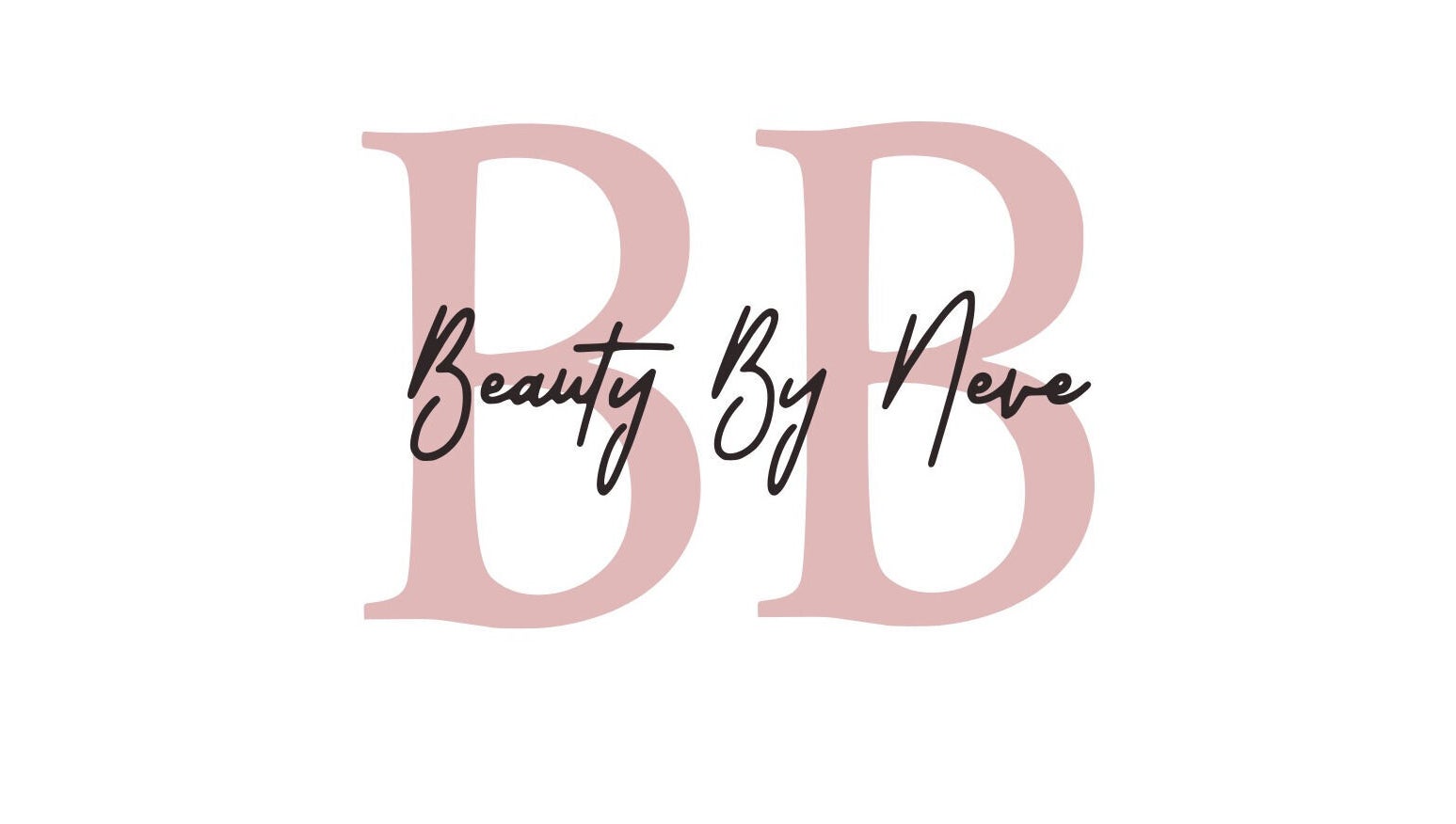 Beauty By Neve logo in pink and black, Dalton-in-Furness, England