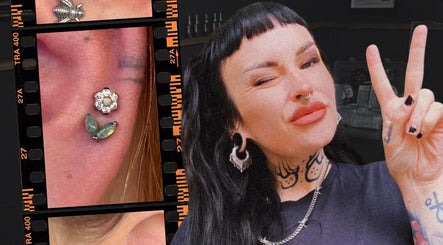 Unique piercings at Piercings By Hannah Fleur, Milton Keynes in Newport Pagnell, England. Trendy floral designs.