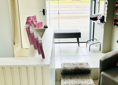 Sleek reception area at INDIVIDUELLE SKIN & BODY, Durban, Kwazulu-natal, ZA showcasing modern decor.