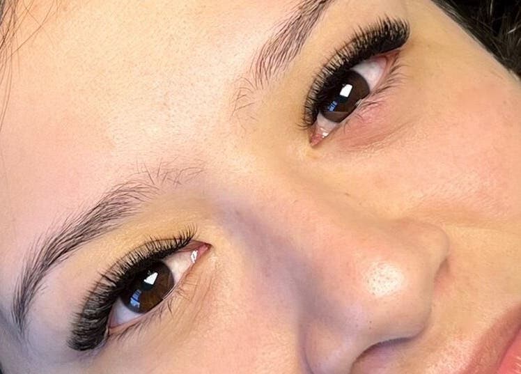 Close-up of enhanced lashes at Orchid Aesthetics ZA, Cape Town, Western Cape, ZA for stunning results.