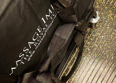 Massage bag for mobile services at Original Goddess Earth Energy, London, England, GB.