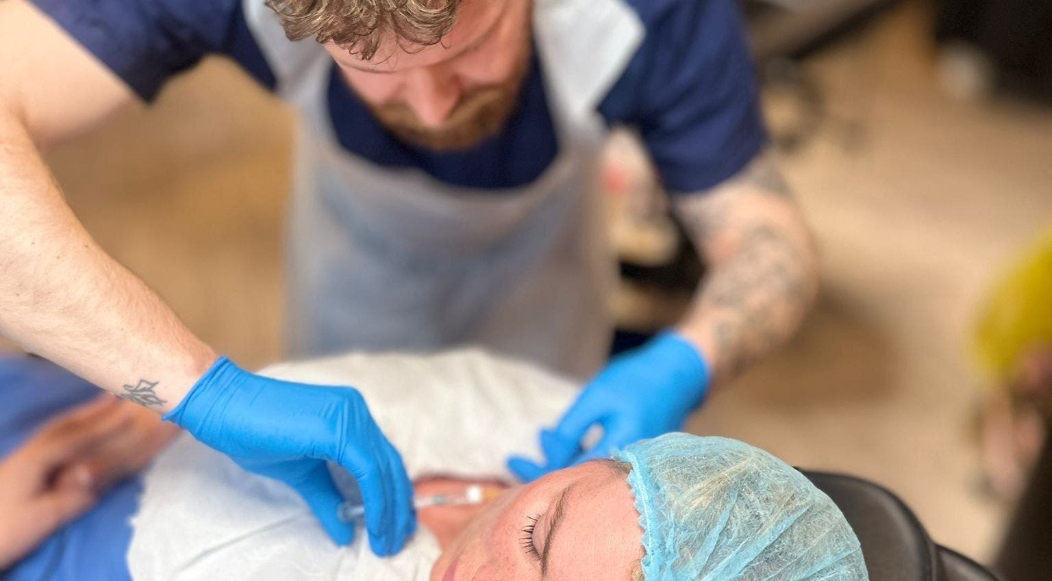 Professional treatment at Hair & Aesthetics By Ryan in Wyboston, England, GB. Focus on precision and care.