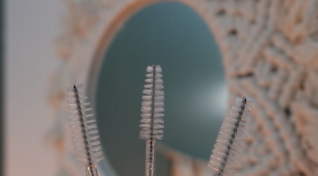 Elegant mirrors at Esthetics by Gwyn, Spring Lake, Michigan, US, showcasing beauty tools.