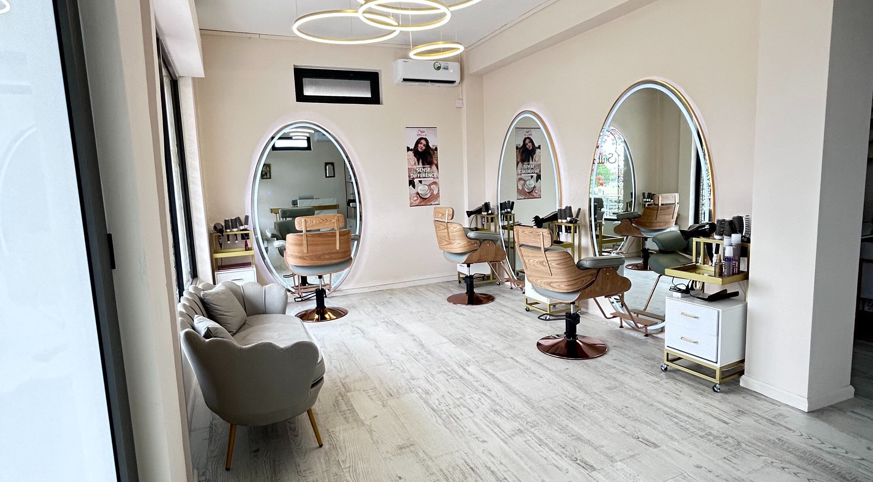 L'intérieur moderne de Sultana Moroccan Hammam & Beauty Salon à Mont Choisy, Pamplemousses District, MU.