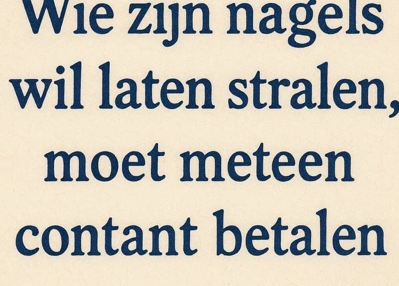 Motiverende quote bij Lets Get Nailed, Den Haag, Zuid-holland, NL voor schitterende nagels.