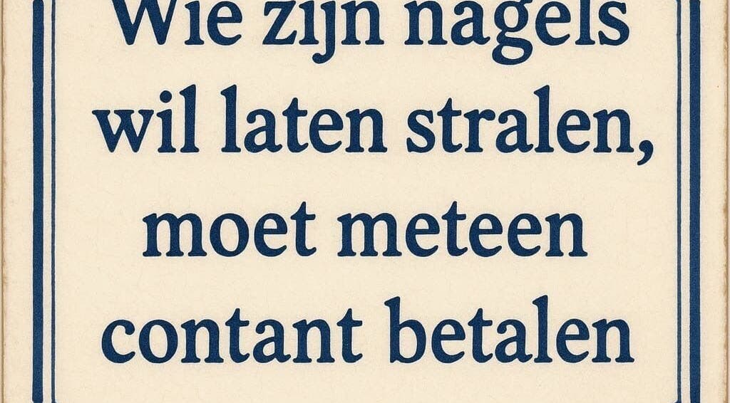 Motiverende quote bij Lets Get Nailed, Den Haag, Zuid-holland, NL voor schitterende nagels.