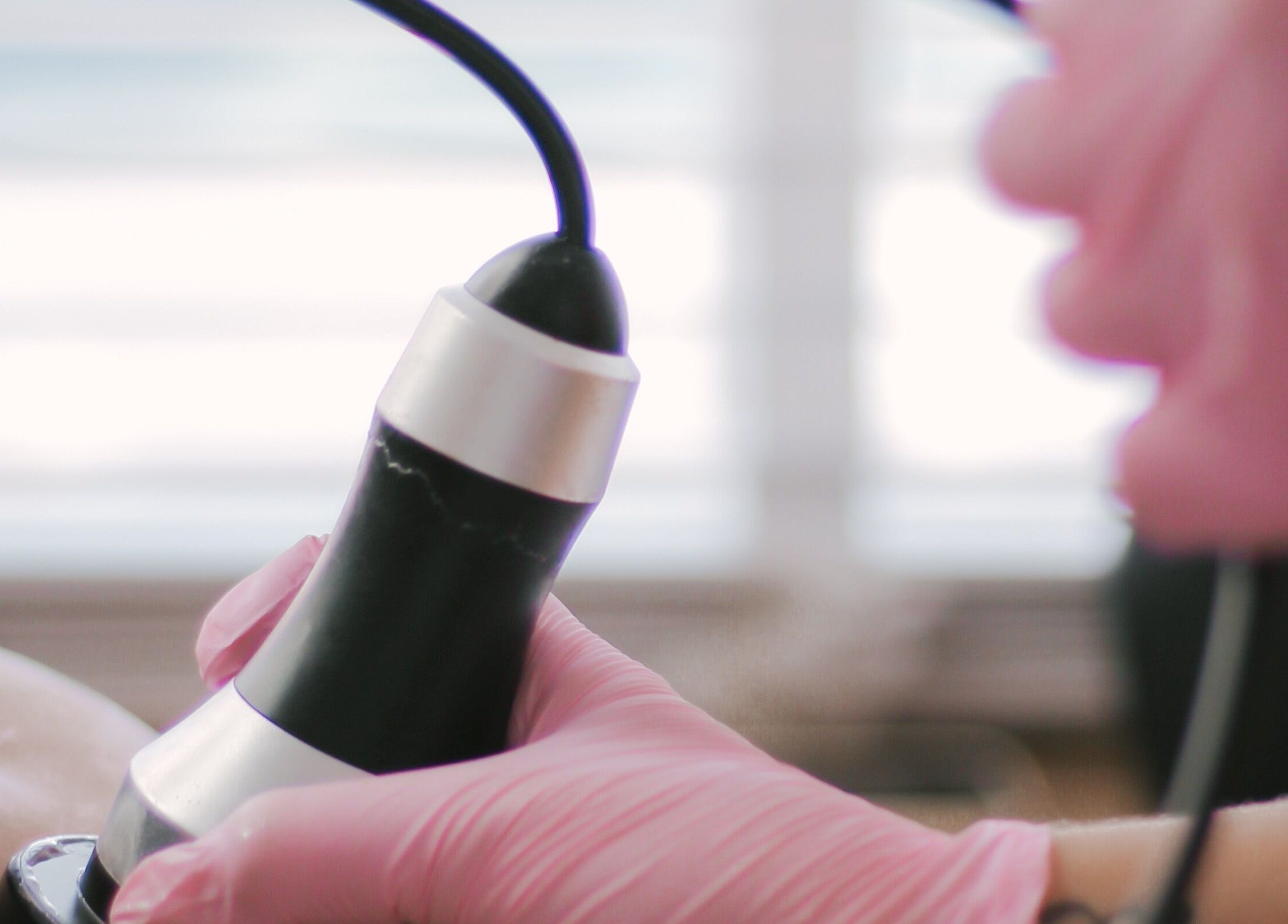 Aesthetic treatment with device at Fallon Physique, Bordon, England, GB.