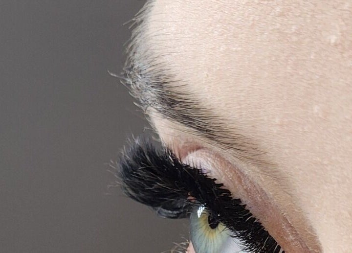 Closeup of expertly styled lashes at Crystal Spa, Perth, Western Australia, AU.
