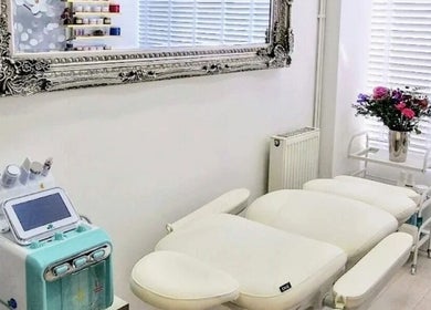 Amber Beauties spa room with modern equipment in Goffs Oak, England, GB.