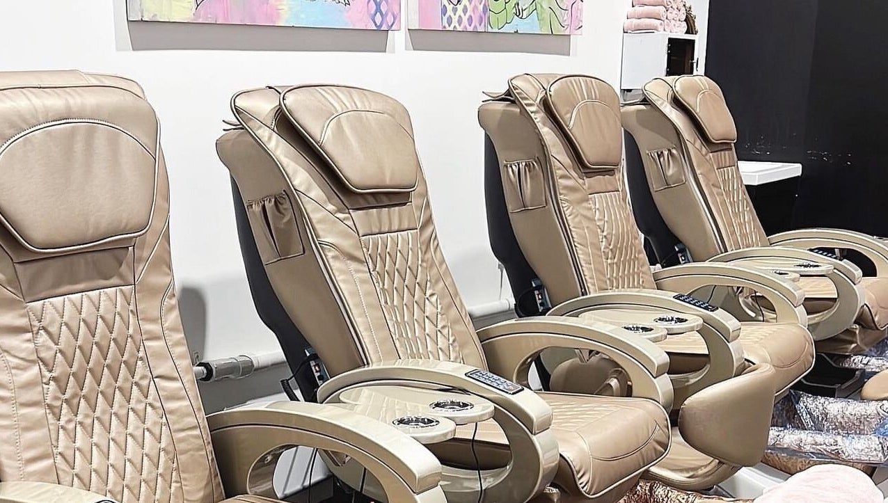 Coco Nails and Beauty spa chairs in Auckland, Auckland, NZ offer premium comfort and elegance.