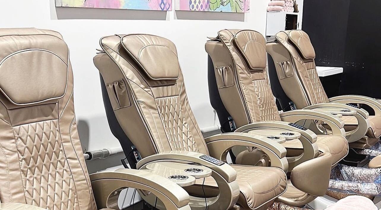 Coco Nails and Beauty spa chairs in Auckland, Auckland, NZ offer premium comfort and elegance.